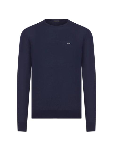 Prada COMBED WOOL CREW NECK SWEATER