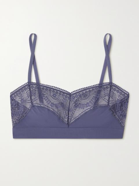 ERES Néroli Cèdre Stretch-jersey And Lace Soft-cup Bra