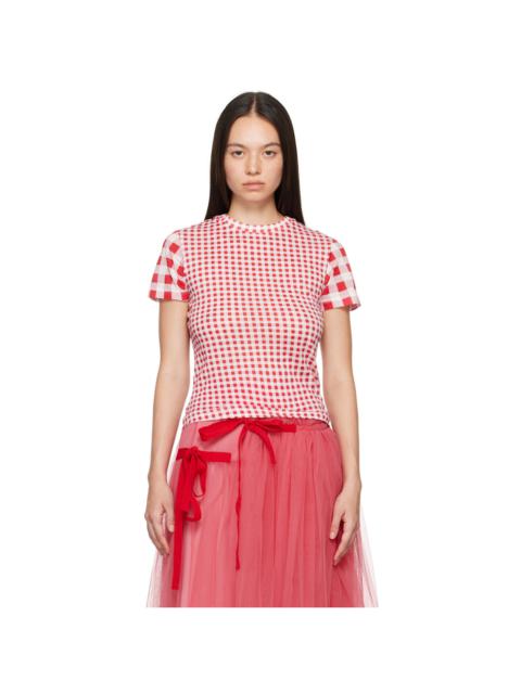 Molly Goddard Red Jessie T-Shirt