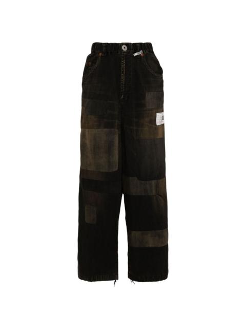 patchwork jeans