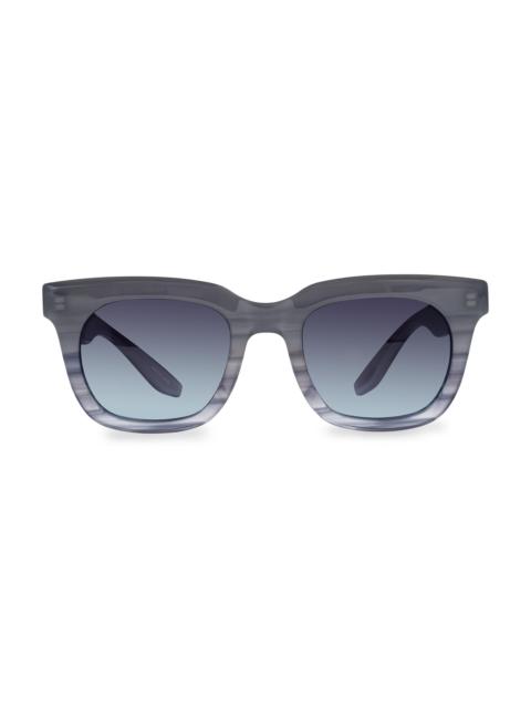 BARTON PERREIRA Men's Samo 49MM Square Sunglasses - Gradient Blue Gradient Blue