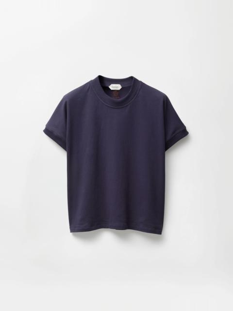 VERSACE Embroidered Stretch Cotton-Jersey T-Shirt