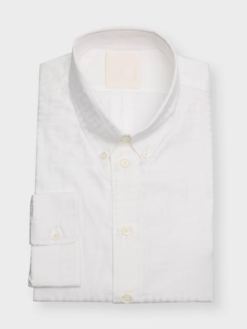 Men's Cotton 4G Jacquard Dress Shirt