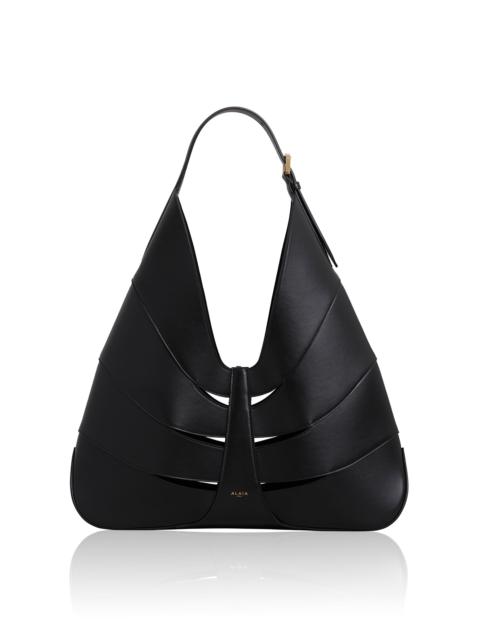 Alaïa Delta Leather Hobo black