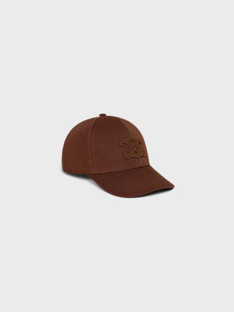 CELINE triomphe baseball cap IN cotton gabardine