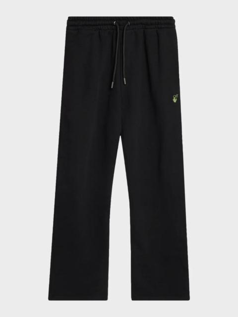 Off-White Men's Spices Arrow Cotton Terry Sweatpants