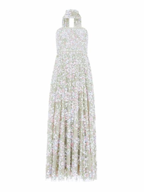 Needle & Thread Dream Garland Strapless Gown