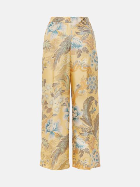 Etro floral-print trousers