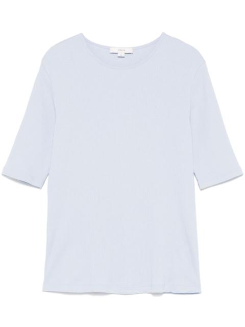 Vince ribbed cotton T-shirt