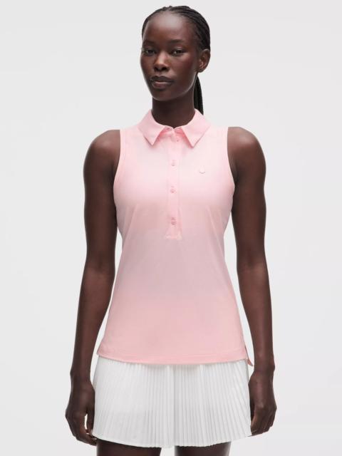 lululemon Quick-Dry Sleeveless Polo Shirt *Straight Hem