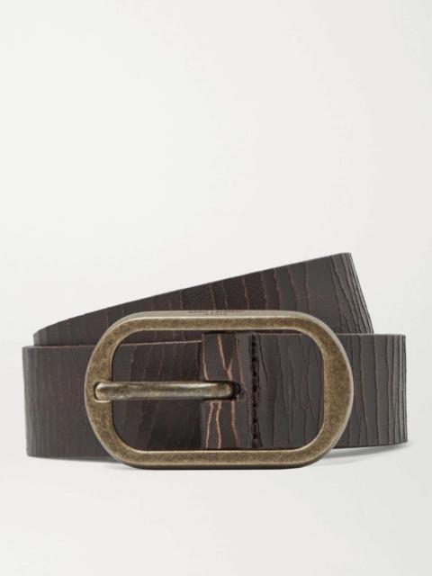 3cm Distressed Leather Belt