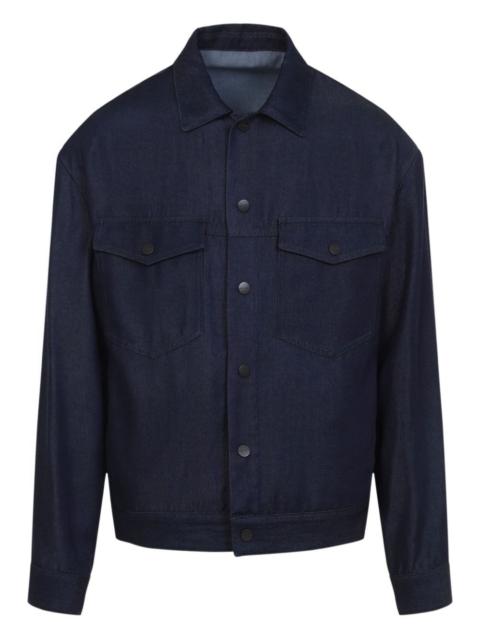 GIORGIO ARMANI buttoned pocket jacket