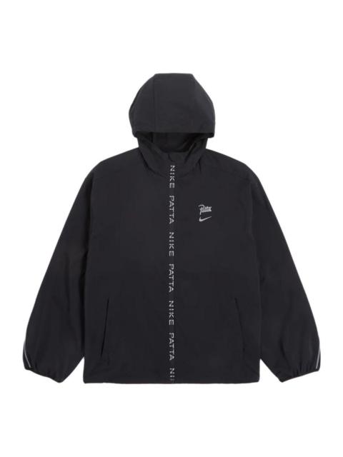 Nike Nike x Patta 실행 팀 전체 지프 자켓 '블랙' FJ3087-010