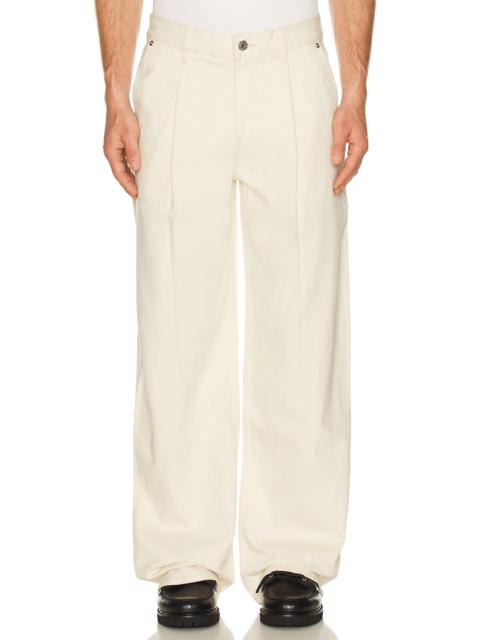 Helmut Lang Relaxed Pleated Jean