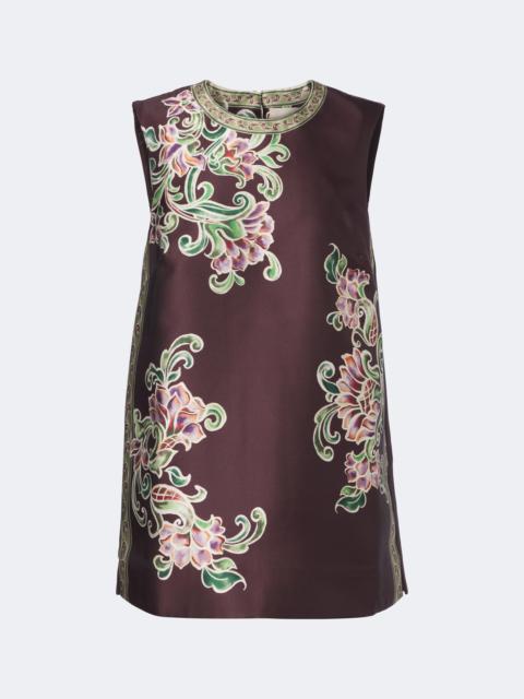 ALÉMAIS Josie floral satin top
