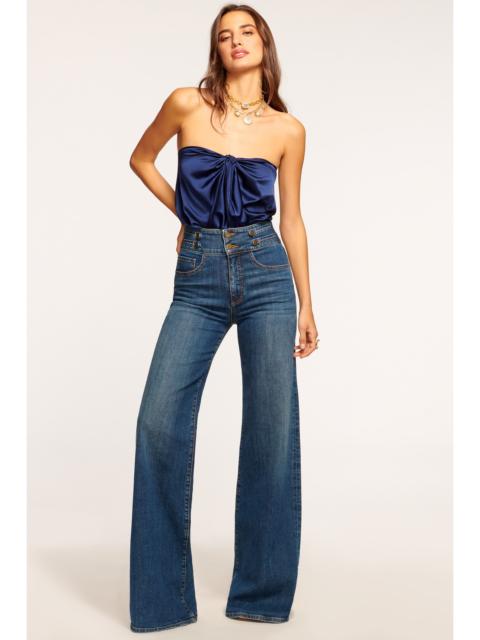 RAMY BROOK Liv High-Rise Wide Leg Jean | MEDIUM WASH