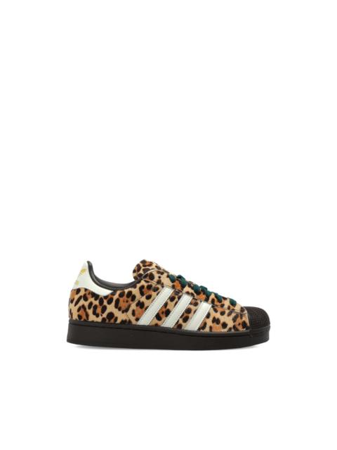 Superstar II leopard-print sneakers