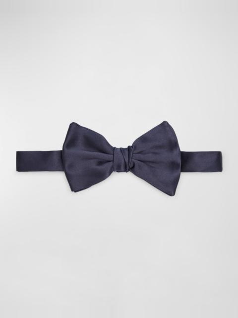 GIORGIO ARMANI Men's Solid Silk Bow Tie