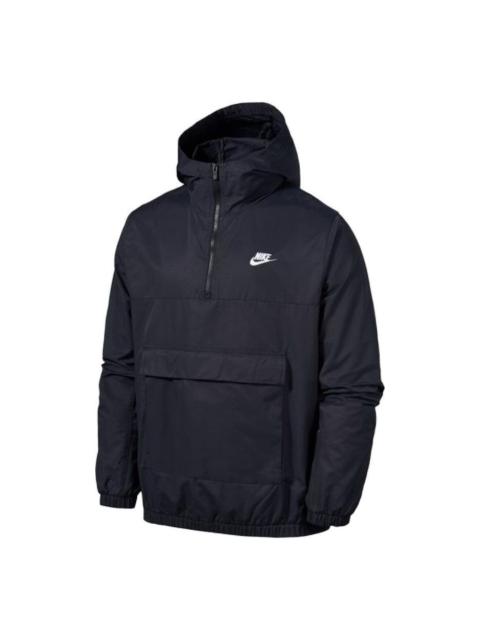 Nike Nike Essential Woven Hoodie Anorak Jacket 'Black' DA0012-010