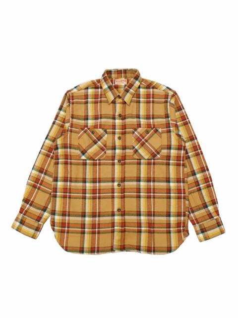SUGAR CANE TWILL PLAID WORK SHIRT - SC29565