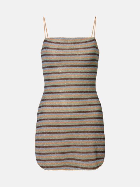 Oséree Lumière striped minidress