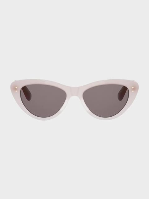 Dior Oblique B2I 55MM Cat-Eye Sunglasses