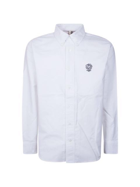 SUNFLOWER buttoned embroidered shirt