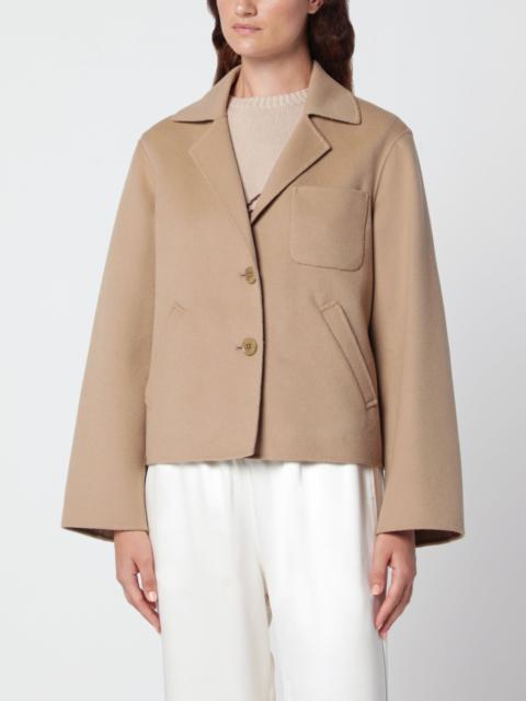WEEKEND Max Mara Camel wool crop jacket