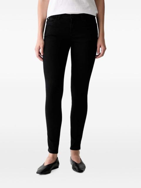 GUESS USA logo-patch skinny jeans