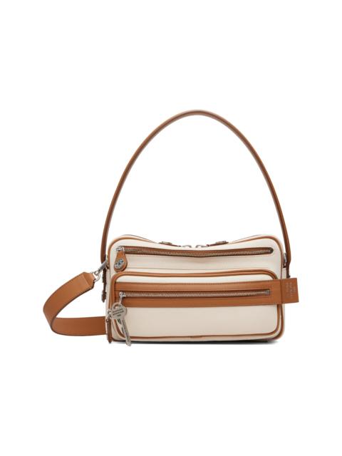 Acne Studios Beige & Brown Camero Party Canvas Bag