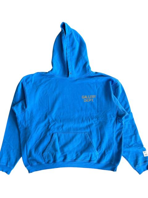 GALLERY DEPT. Logo Hoodie "Blue & Yellow" GD359