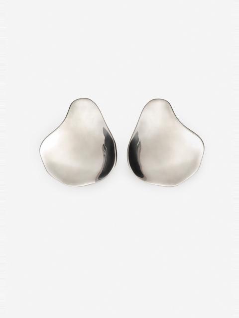 MAGDA BUTRYM Petal stud earrings in silver