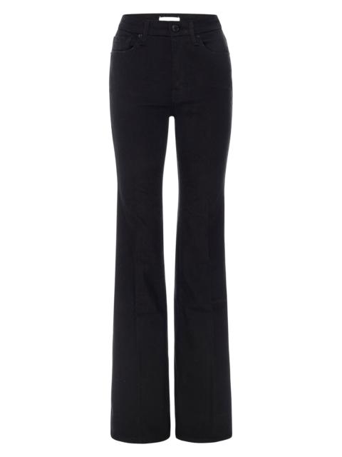 GOOD AMERICAN Women's Never Fades Good Legs Flare Jeans - Black