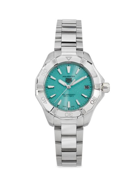 TAG Heuer Women's Aquaracer Solargraph Stainless Steel Watch/34MM - Steel