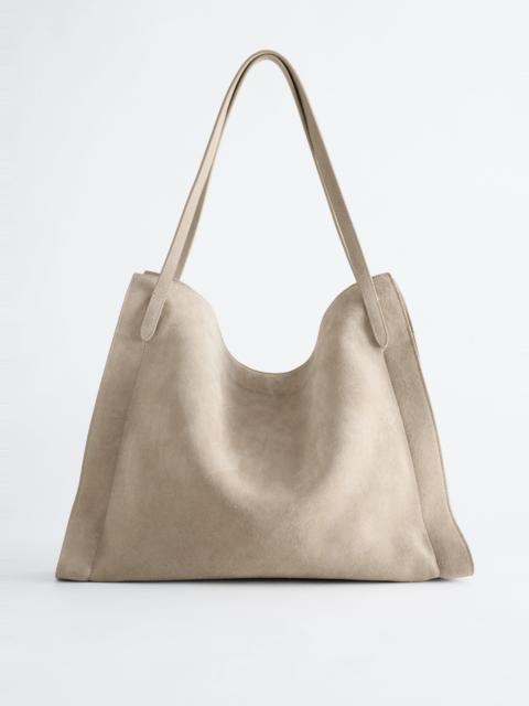 & Other Stories Split Suede Tote