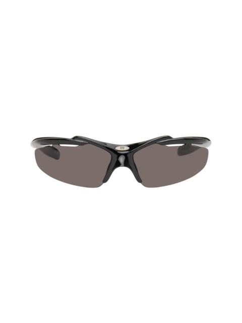 BALENCIAGA Black Turbo D-Frame Sunglasses