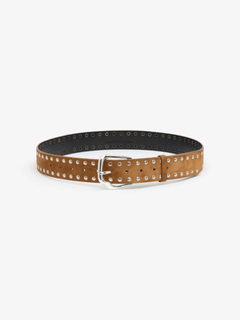 CHRISTOPHER ESBER Maverick Suede Studded Belt