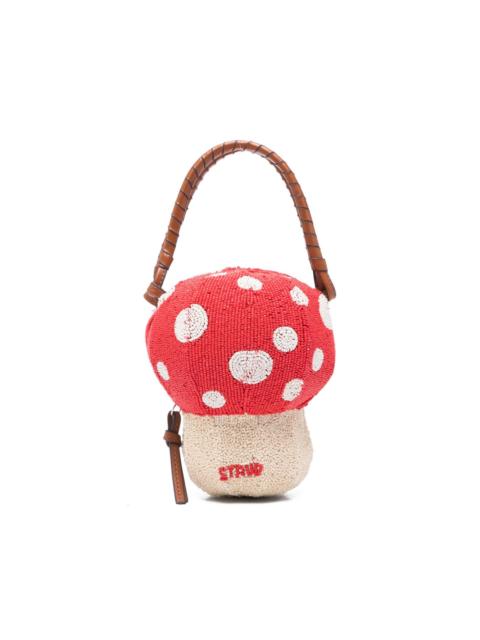 STAUD polka-dot mushroom tote bag