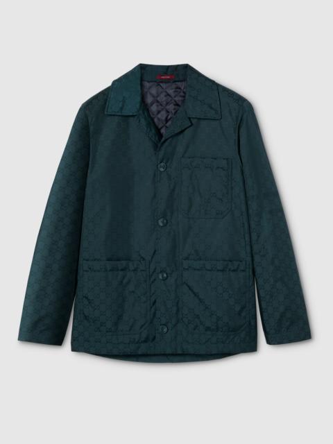 GUCCI GG Horsebit technical fabric jacquard jacket