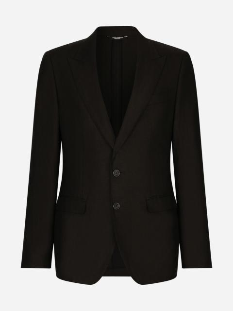 Dolce & Gabbana Single-breasted linen Taormina jacket