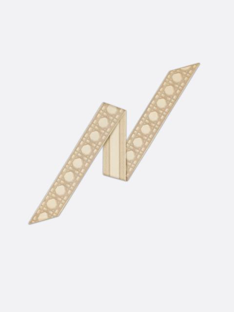 Dior Dior Or Macrocannage Mitzah Scarf