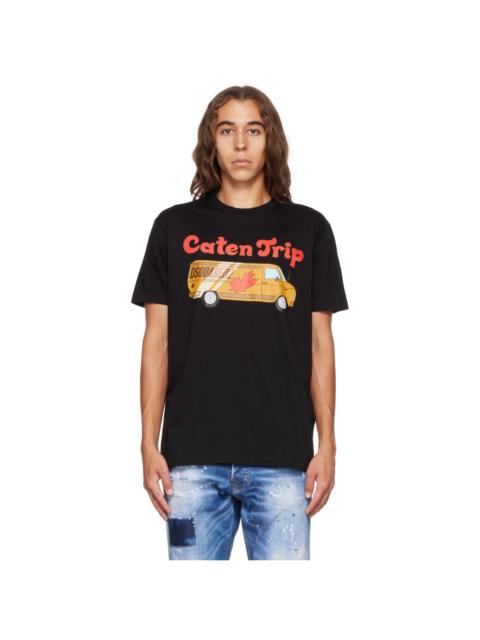 DSQUARED2 Black Caten Trip Cool T-Shirt