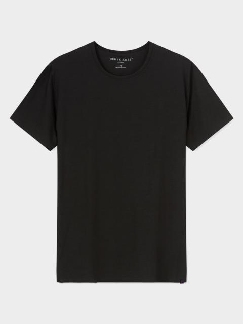 Derek Rose Men's Short-Sleeve Tee, Black