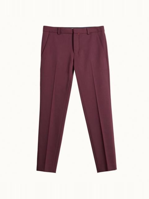 Tod's TROUSERS - BURGUNDY
