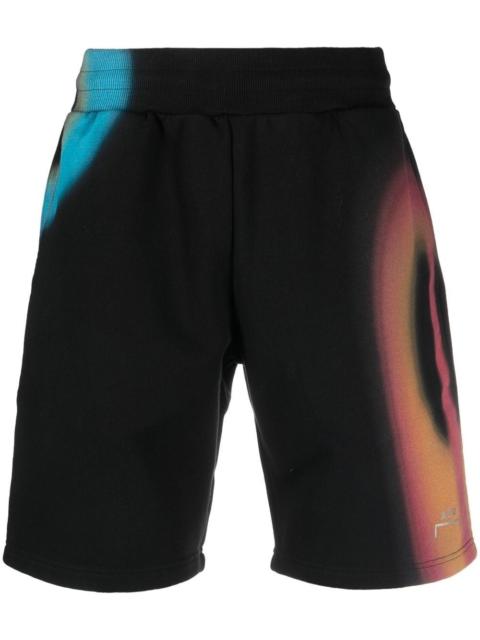 mid-rise track shorts