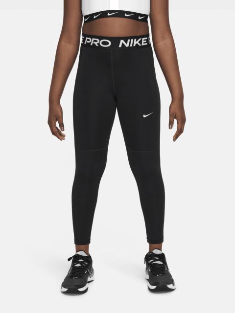 Nike Women's Nike Pro Leak Protection: Period Girls' Dri-FIT Leggings (Extended Size)
