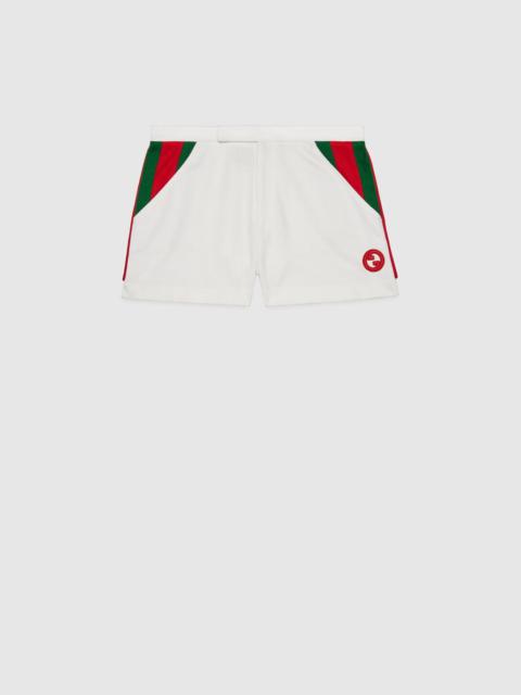 Jersey shorts with Web stripe