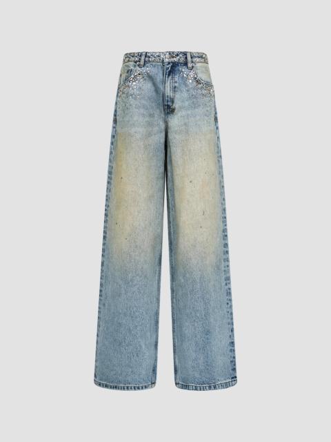 Ksubi Women's Lax Field Wide-Leg Jeans - Denim