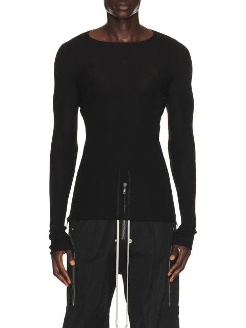 Rick Owens Ribbed Round Neck Shirt