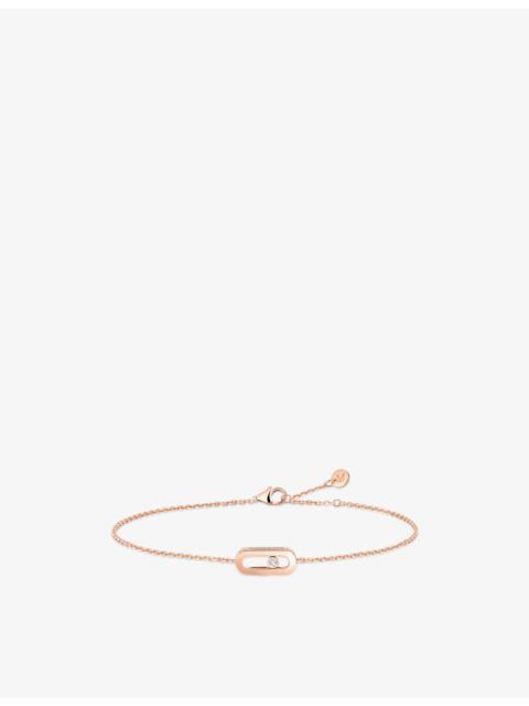 MESSIKA Messika Cares 18ct Gold And 0.01ct Diamond Bracelet